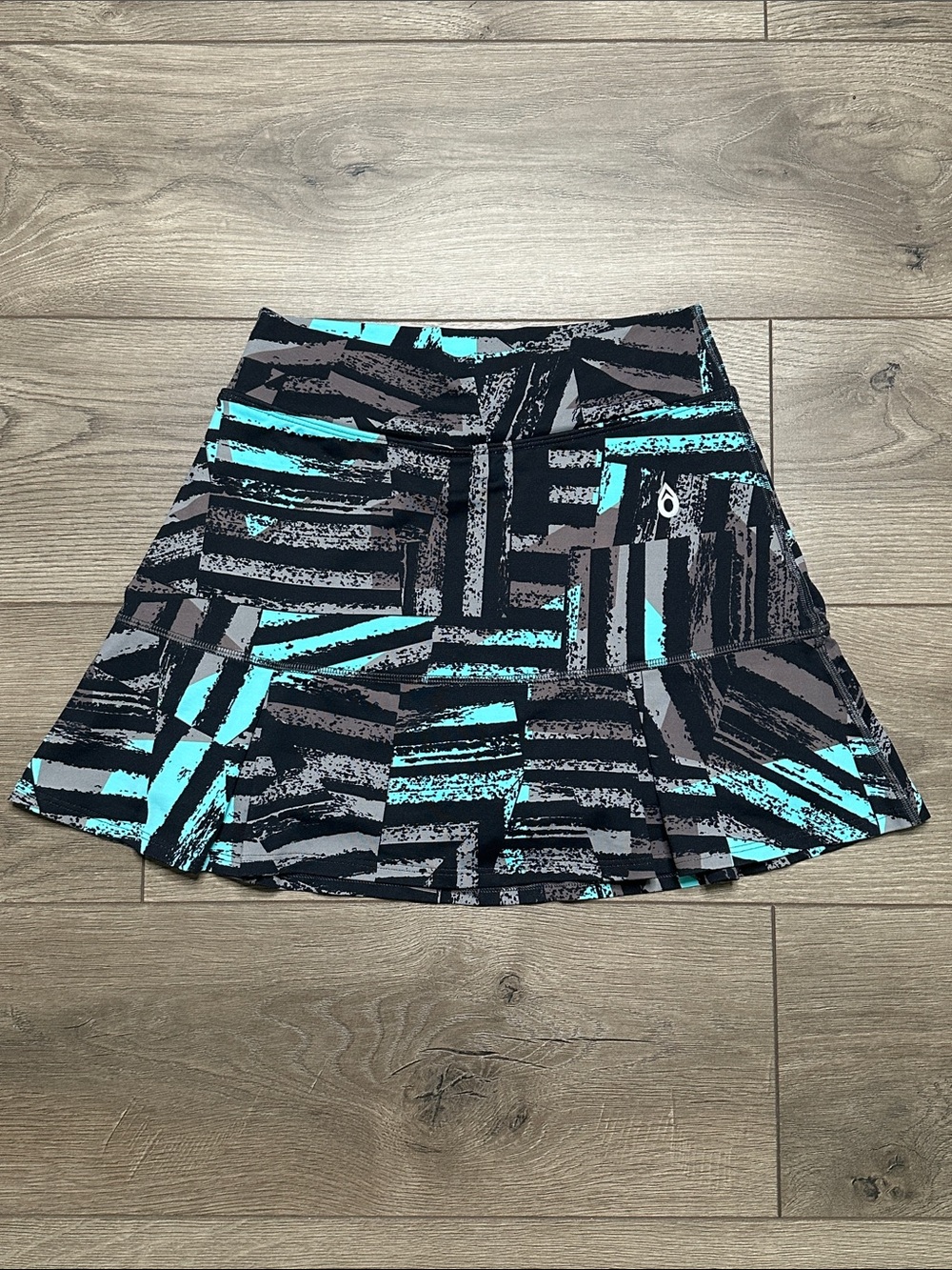 Dona Jo 14” High Rise Pleated Tennis Golf Skirt Skort Multicolor Size Small